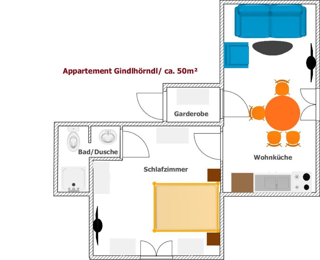טאופליץ Appartements-Restaurant Schwaiger מראה חיצוני תמונה
